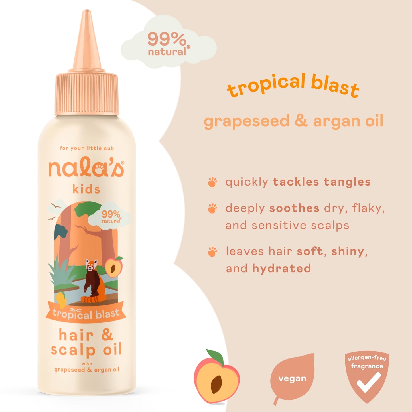 Nala's Kids Hair Oil Tropical Blast 100ml — image 3