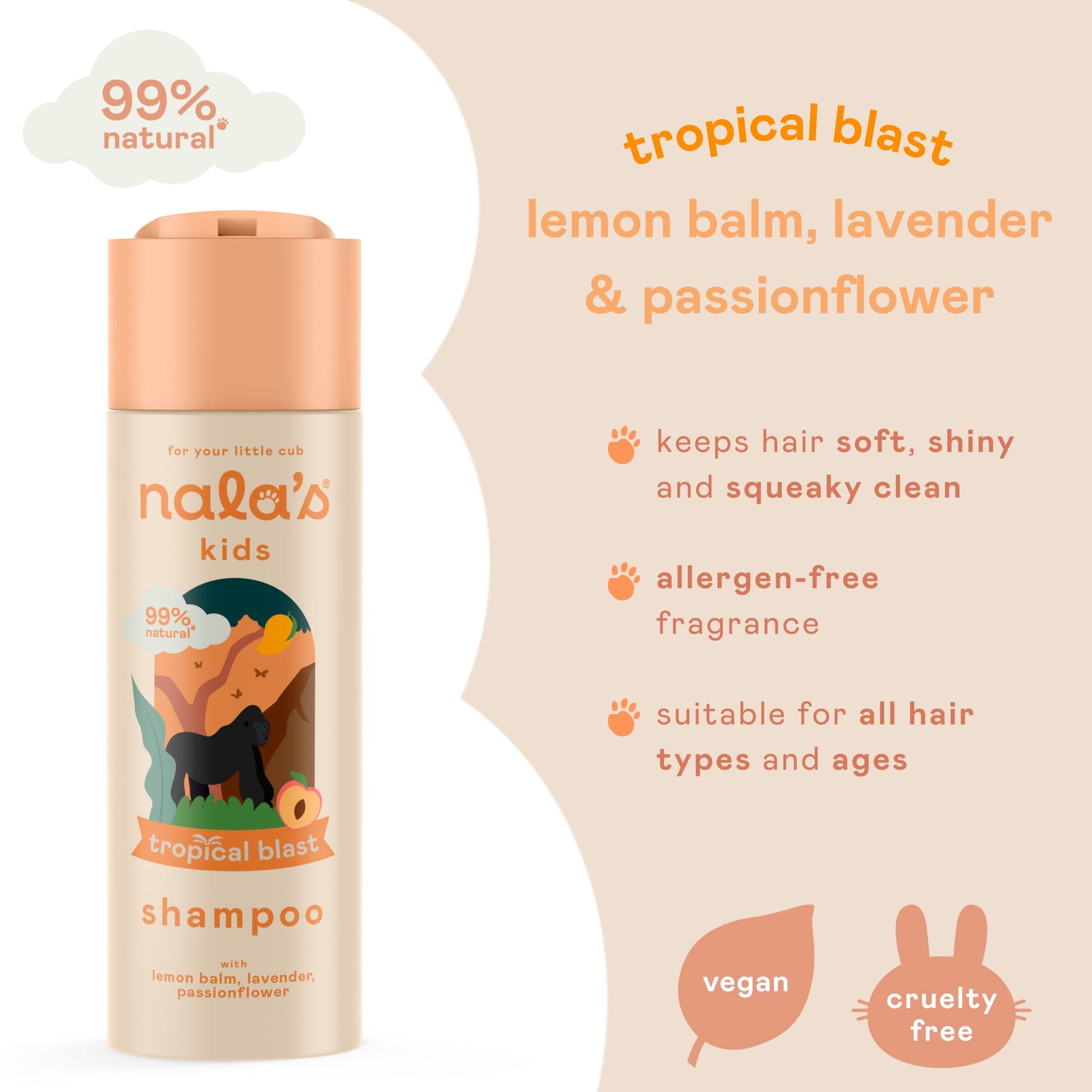 Nala's Kids Tropical Blast Shampoo 200ml — image 3