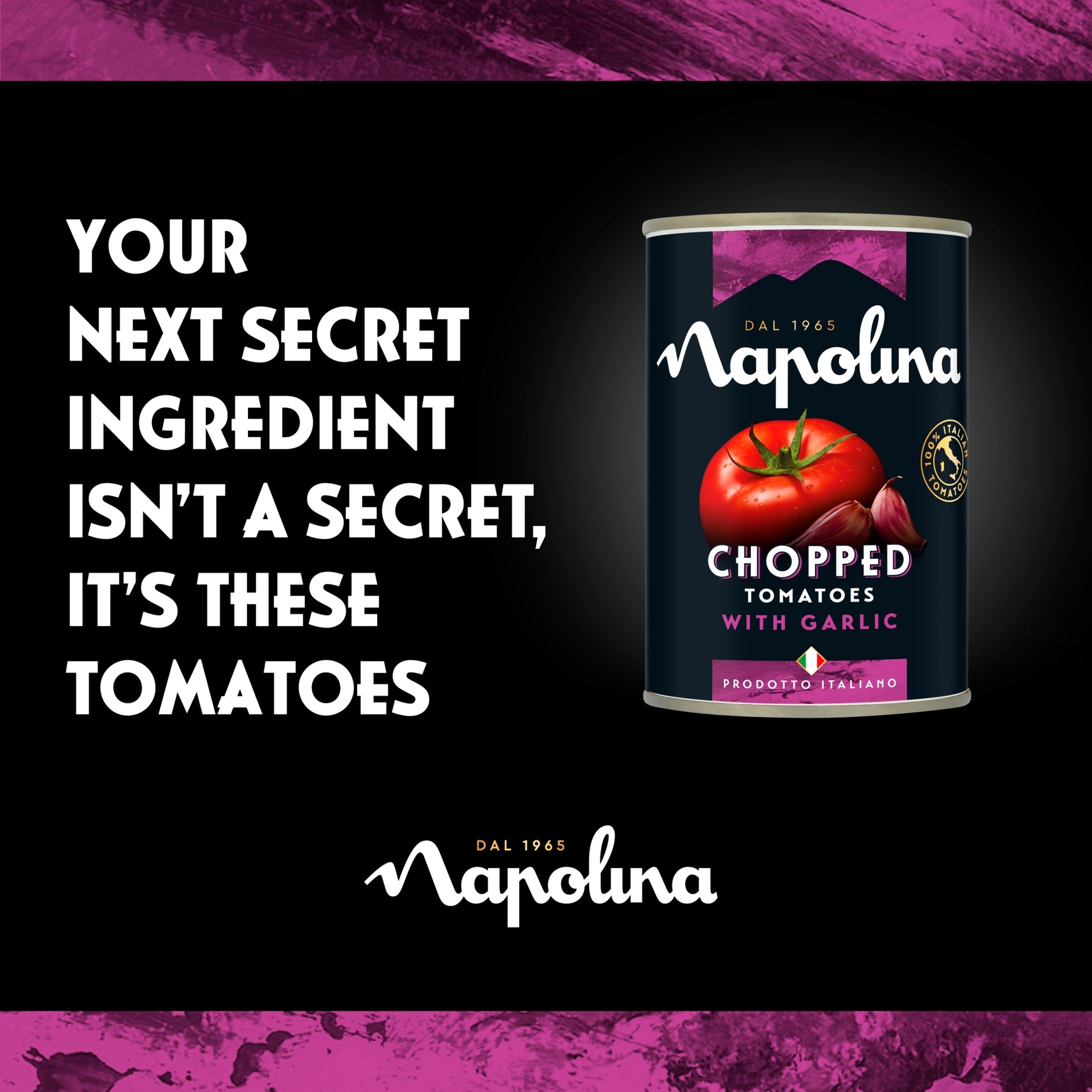 Napolina Chopped Tomatoes With Garlic 400G — image 2