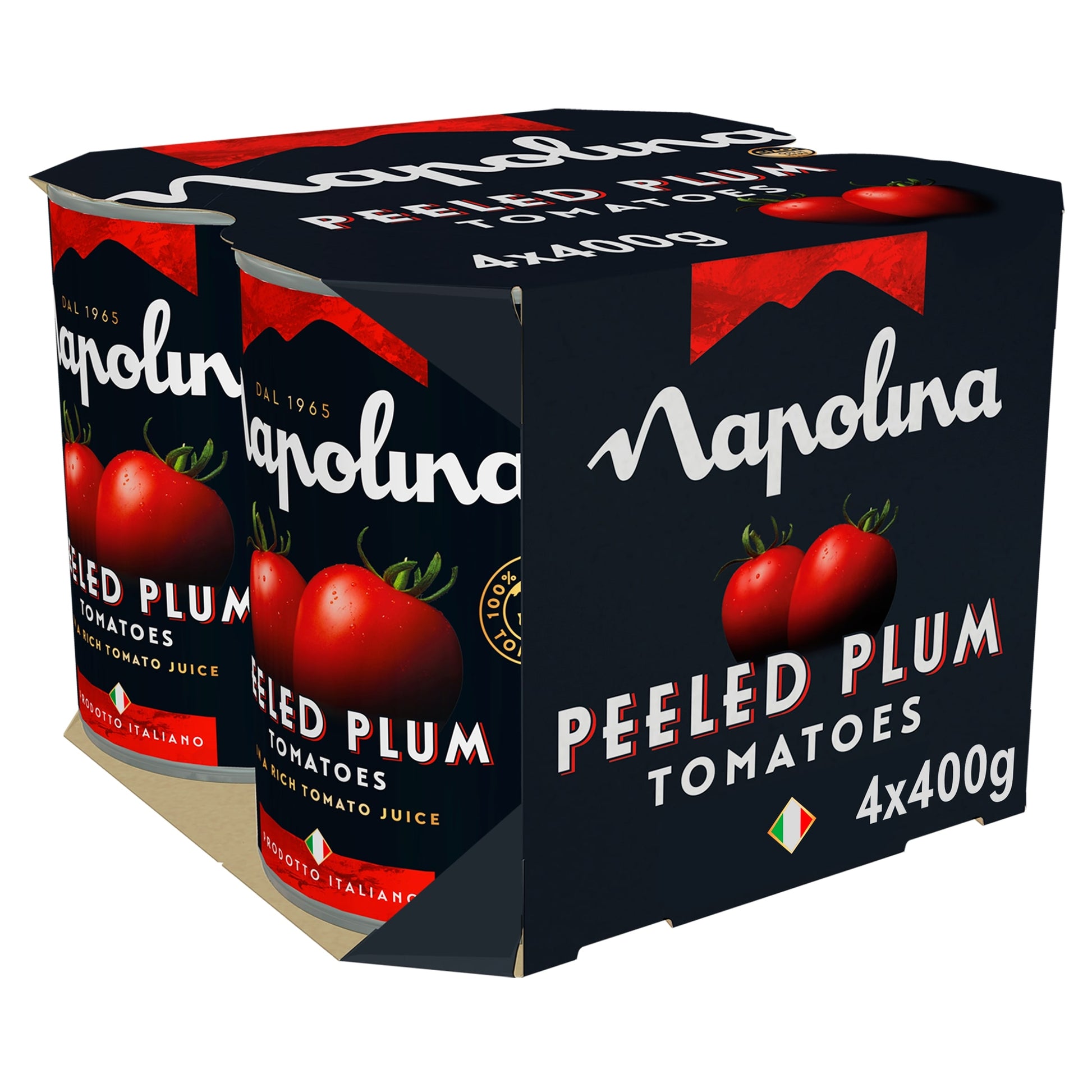 Napolina Plum Tomatoes 4 X 400G — image 1