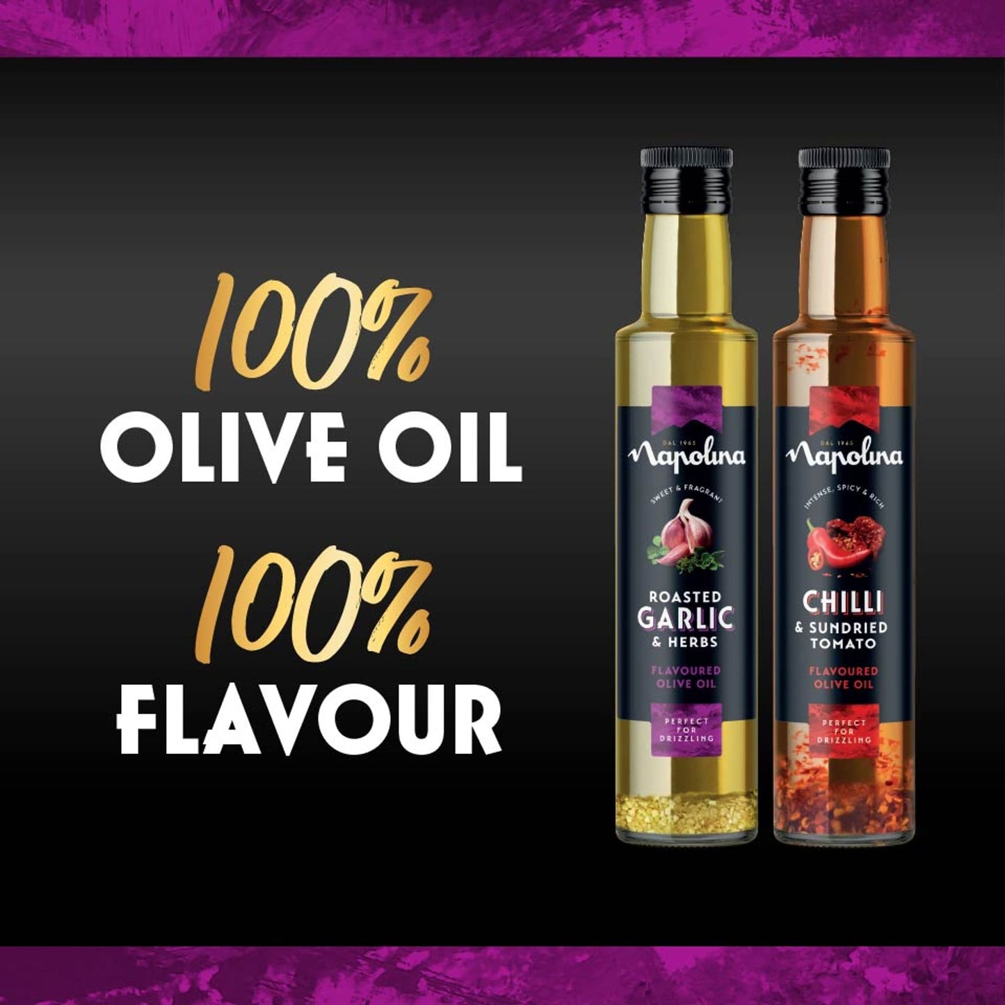 Napolina Roasted Garlic and Herbs Flavoured Olive Oil 250ml — image 4