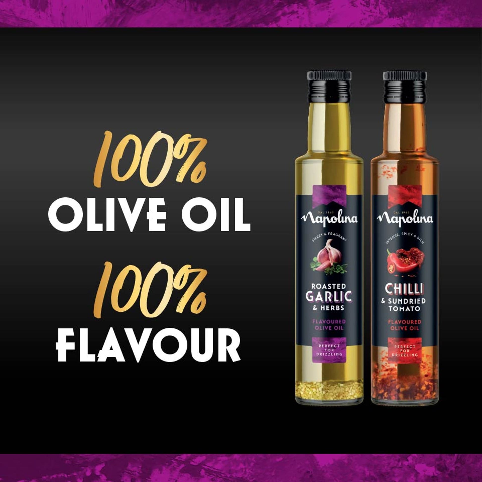 Napolina Roasted Garlic and Herbs Flavoured Olive Oil 250ml — image 4