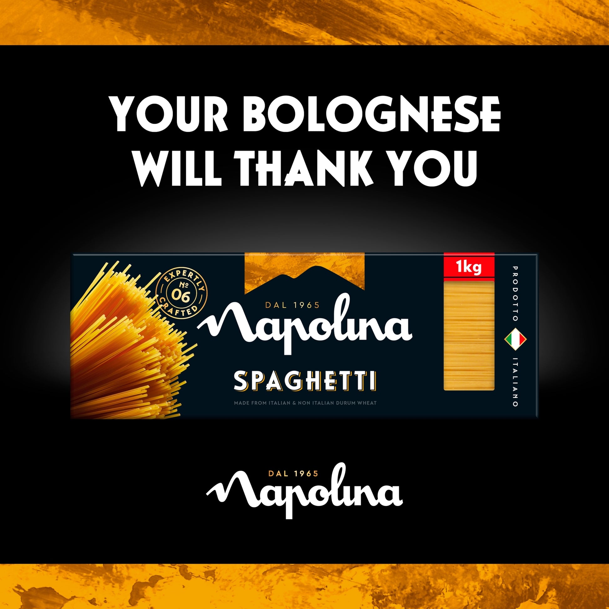 Napolina Spaghetti Pasta 1Kg — image 2