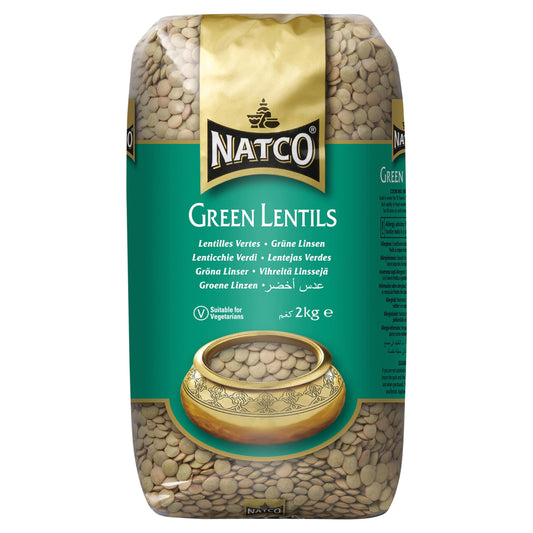 NATCO GREEN LENTILS 2KG — image 1