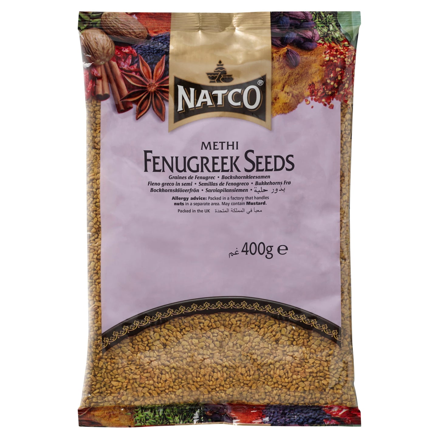 Natco Methi Fenugreek Seeds 400g — image 1