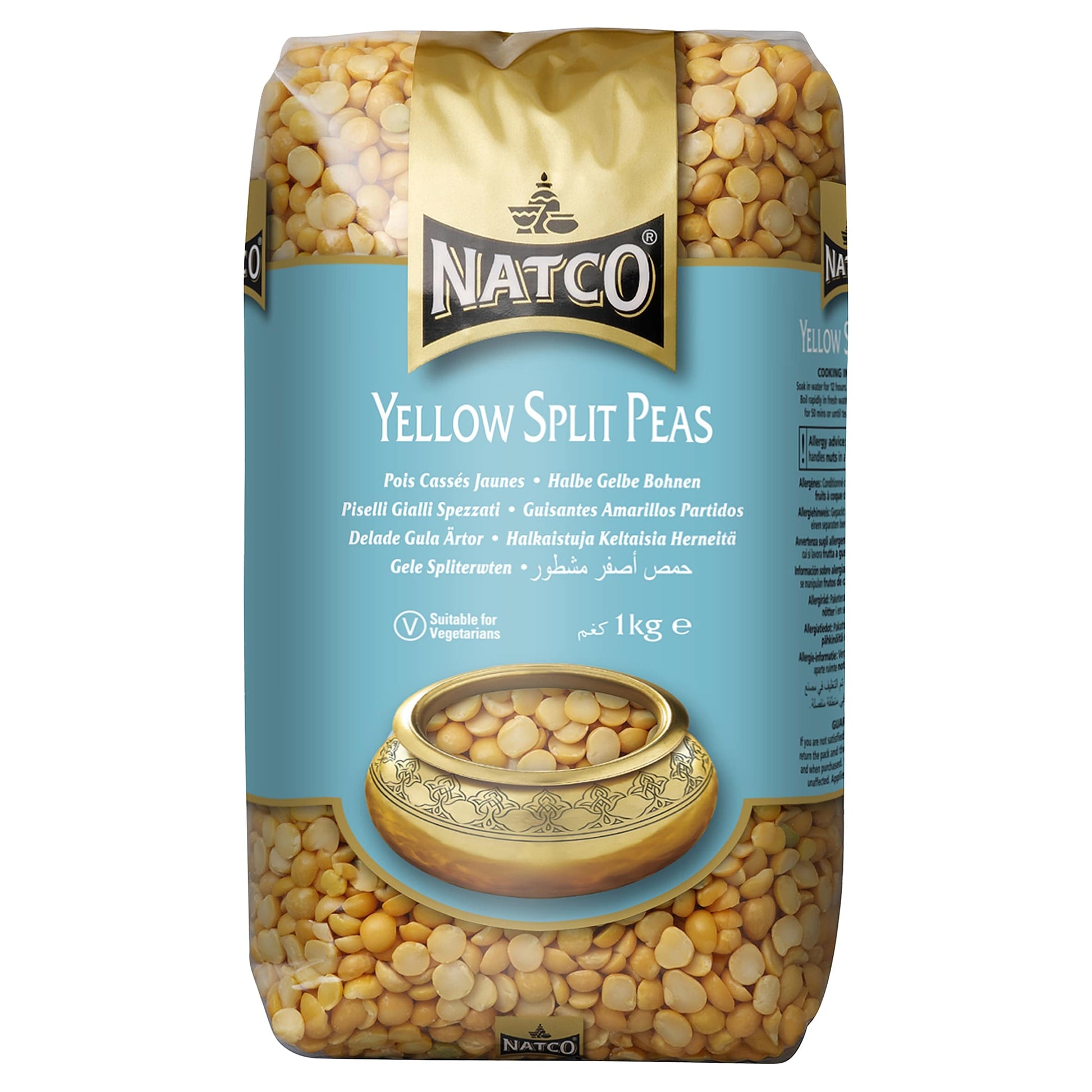 Natco Yellow Split Peas 1Kg — image 1