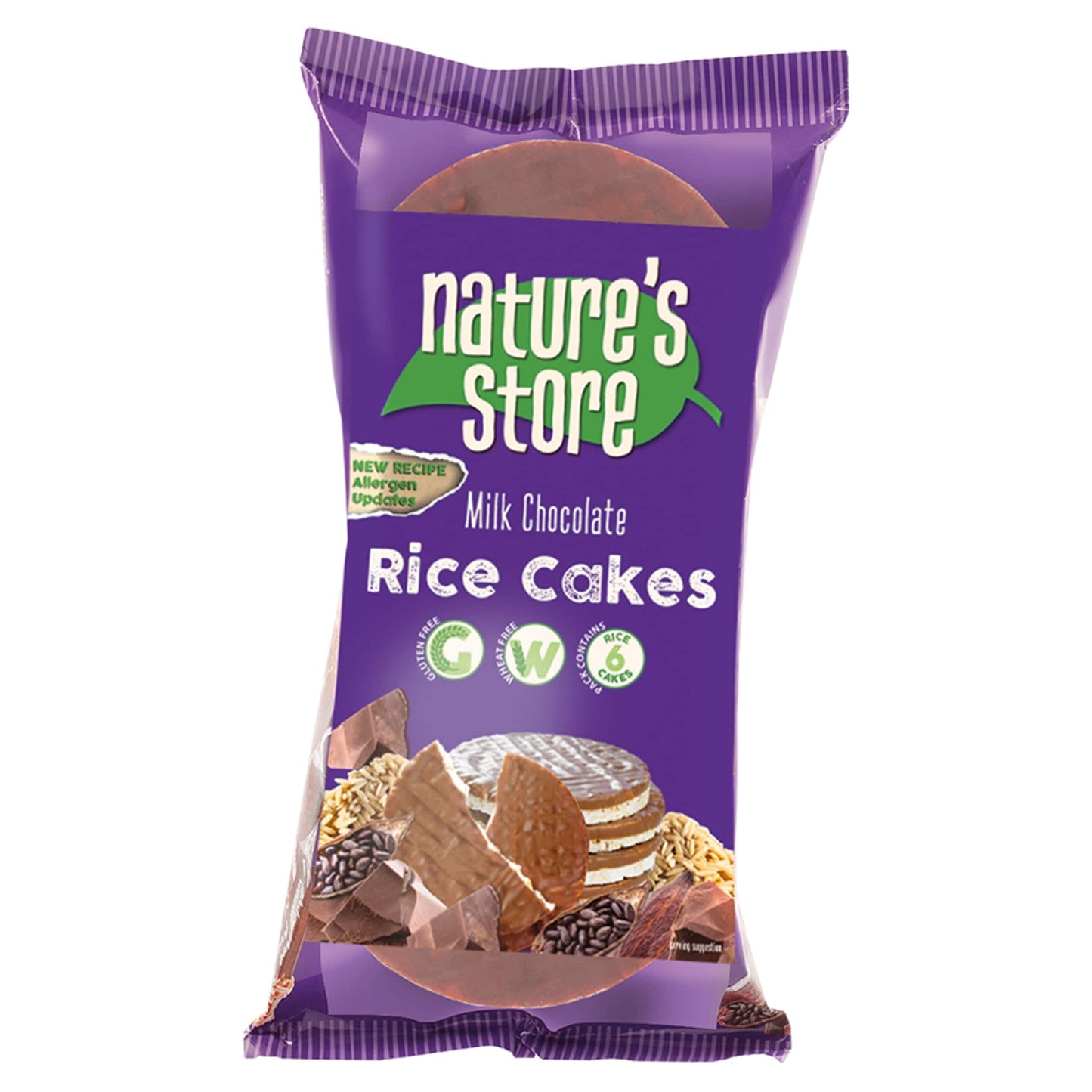 Nature's Store Free From Milk Chocolate Rice Cakes 100G — image 1