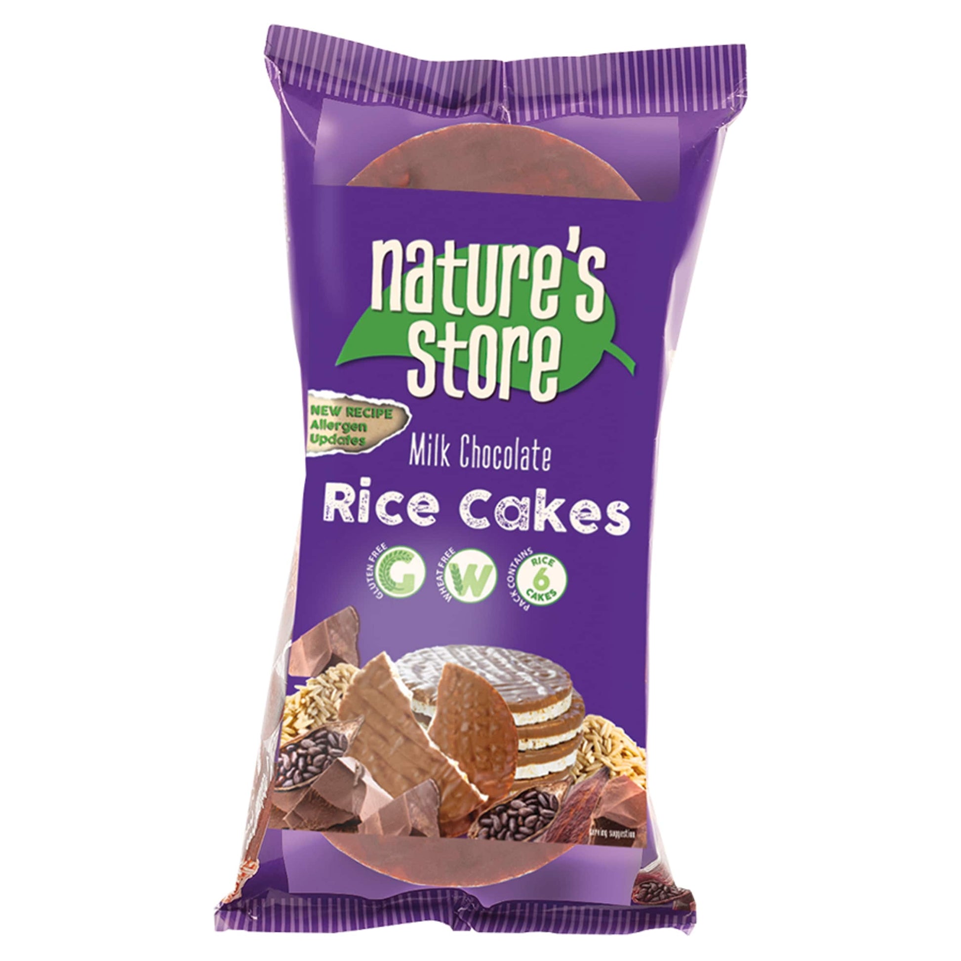 Nature's Store Free From Milk Chocolate Rice Cakes 100G — image 1