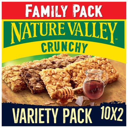 Nature Valley Crunchy Cereal Bars Family Pack - Variety 10 x 42g — image 1