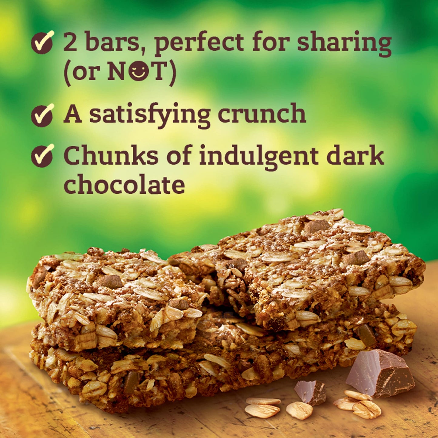 Nature Valley Crunchy Oats & Dark Chocolate 5 x 42g (210g) — image 3