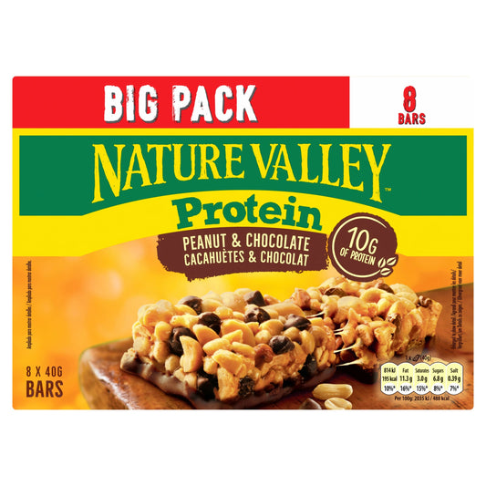 Nature Valley Protein Peanut and Chocolate 8x 40g — image 1