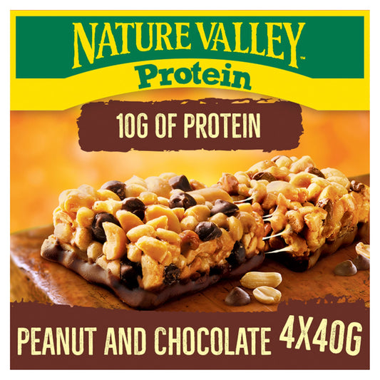 Nature Valley Protein Peanut & Chocolate Bars 4 x 40g — image 1