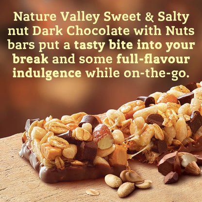 Nature Valley Sweet & Salty Nut Dark Chocolate with Nuts Bars 4 x 30g (120g) — image 3