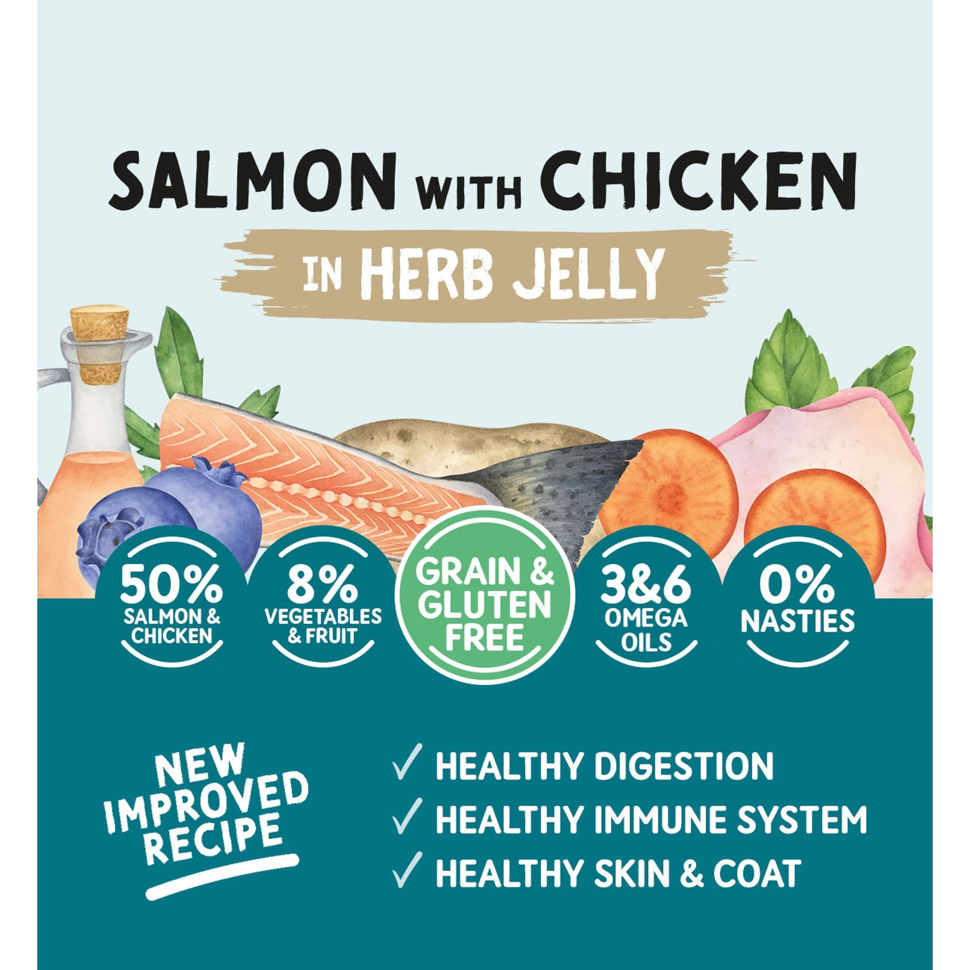 Naturo Adult Dog Food Grain & Gluten Free Salmon 390G — image 2