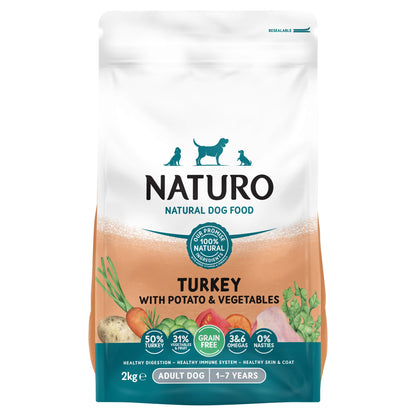Naturo Grain Free Turkey & Potato With Vegetable 2Kg — image 1