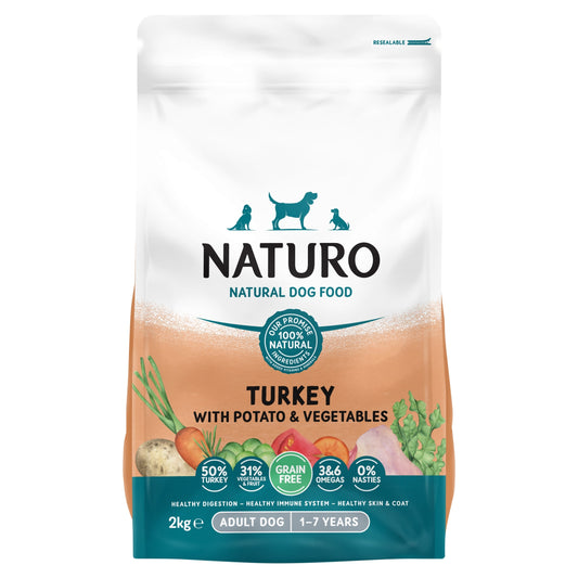 Naturo Grain Free Turkey & Potato With Vegetable 2Kg — image 1