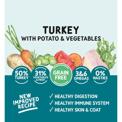 Naturo Grain Free Turkey & Potato With Vegetable 2Kg — image 2