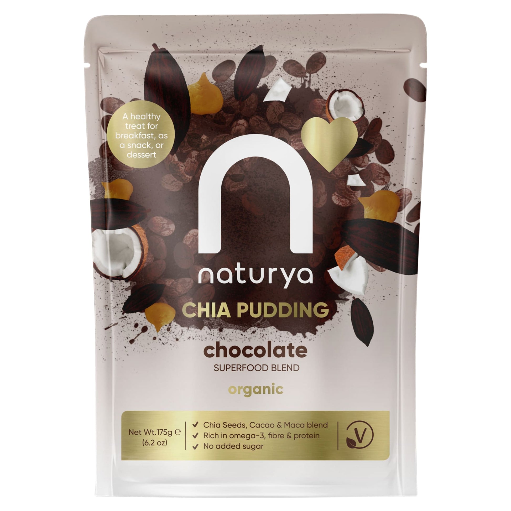 Naturya Chia Pudding Chocolate Organic 175g — image 1