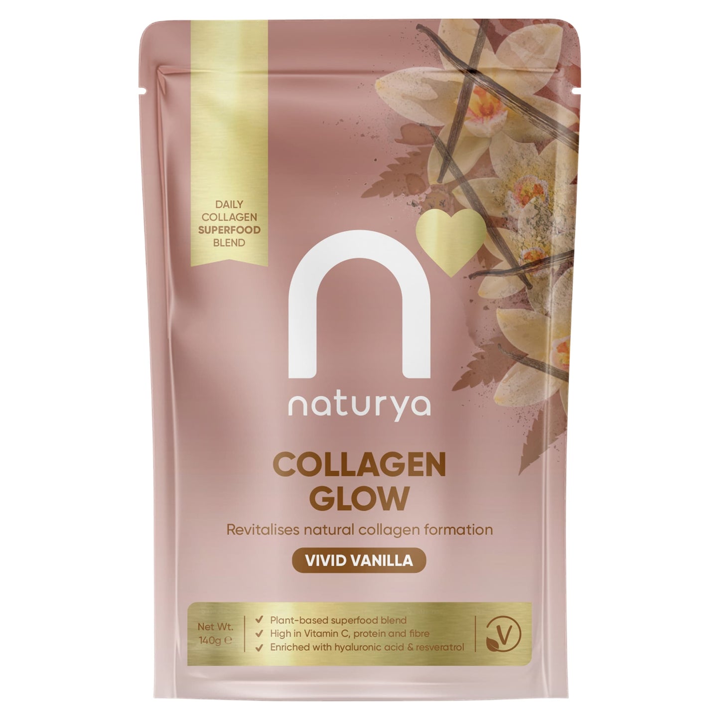 Naturya Collagen Support Vivid Vanilla 140g — image 1