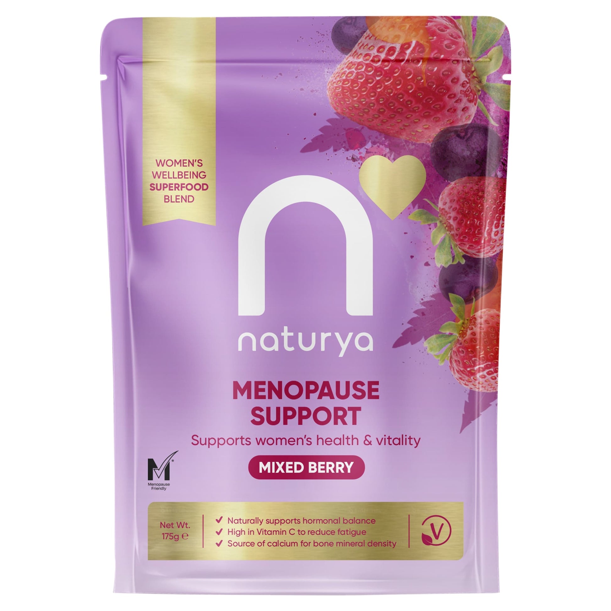 Naturya Menopause Support Mixed Berry Flavour 175g — image 1