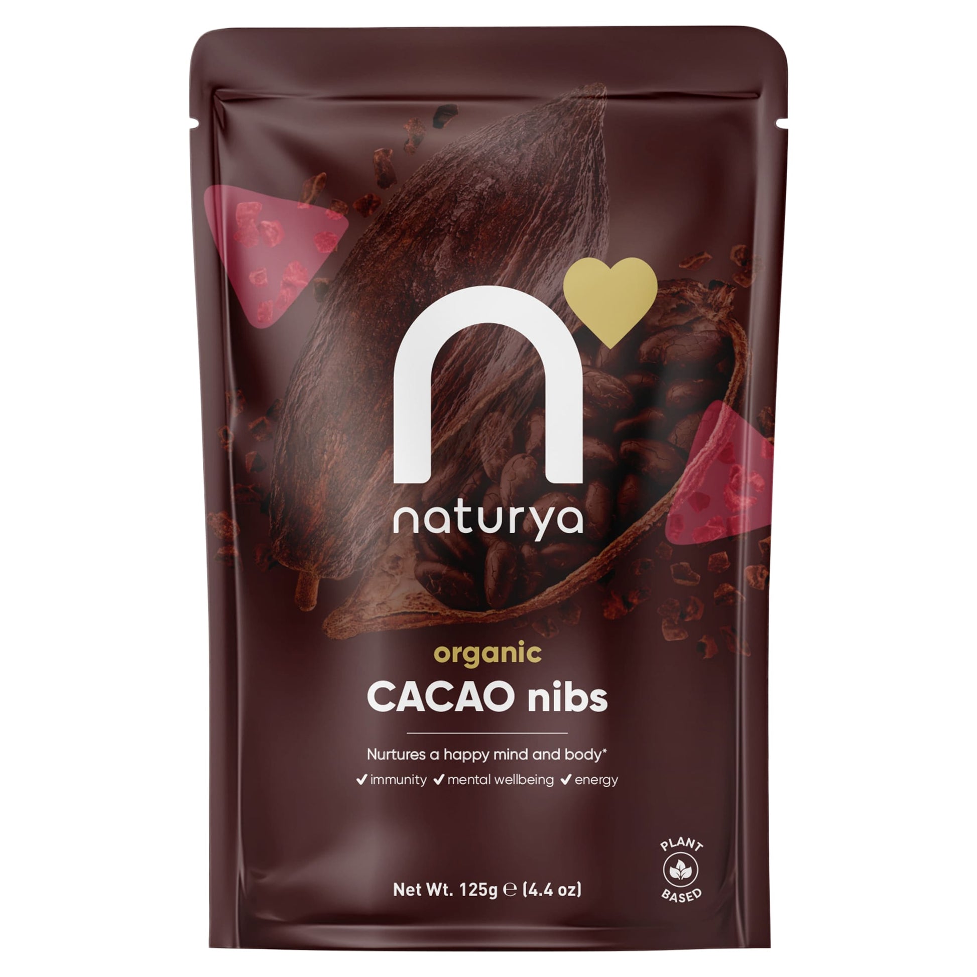 Naturya Organic Cacao Nibs 125G — image 1