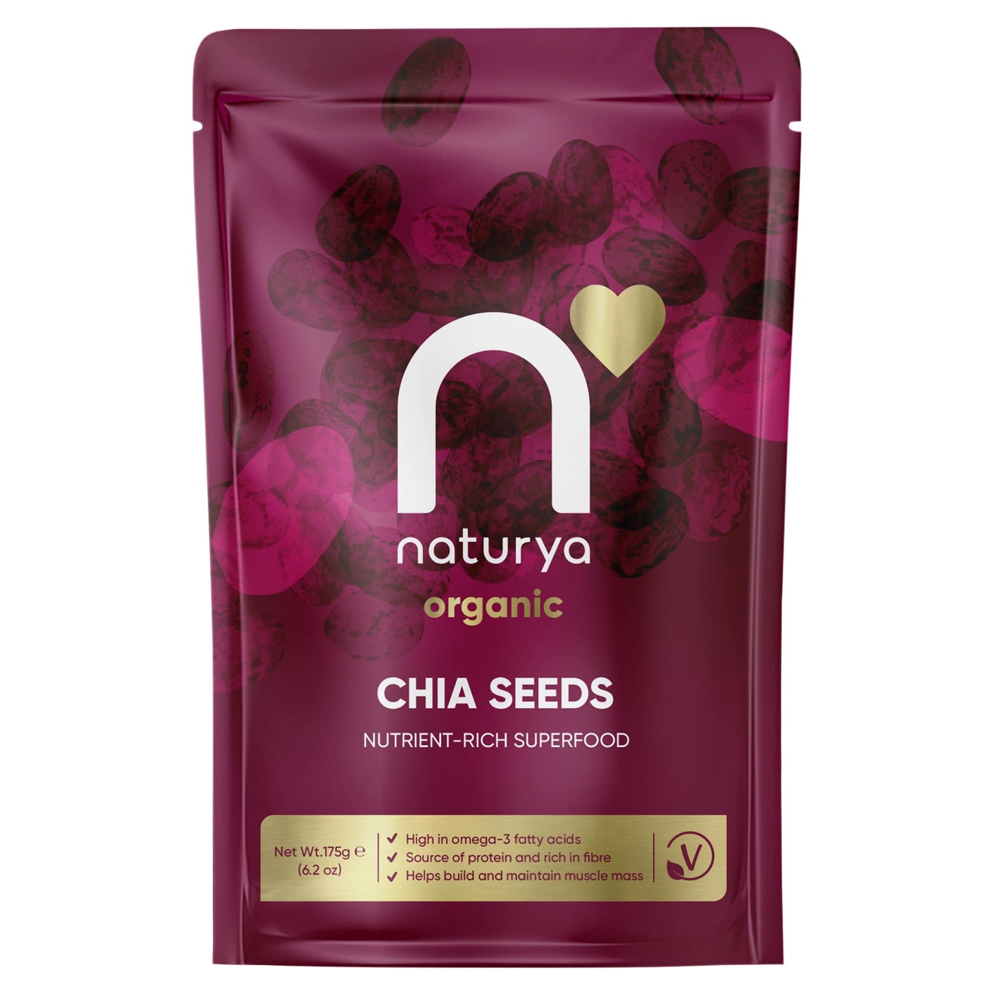 Naturya Organic Chia Seeds 175G — image 1