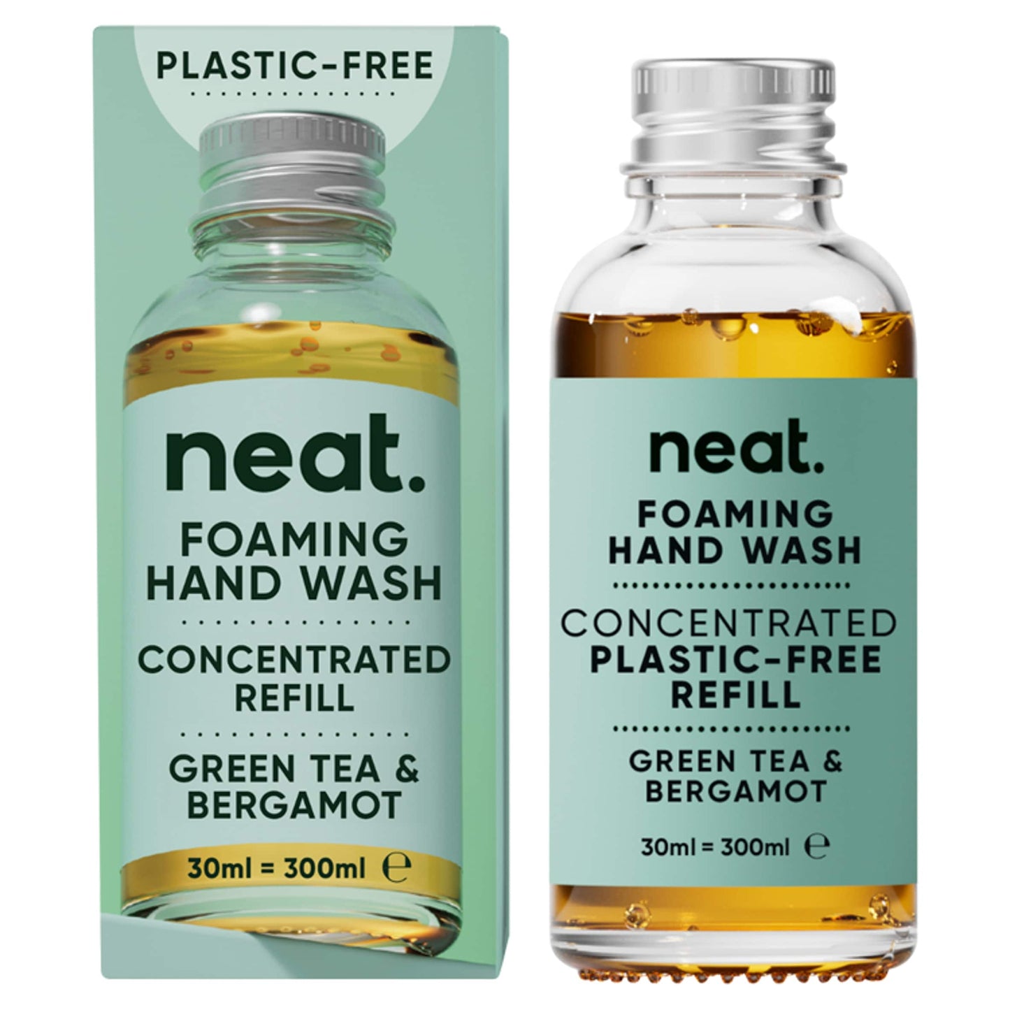 Neat Foaming Hand Wash Concentrated Refill - Green Tea & Bergamot 30ml — image 2