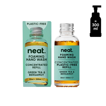 Neat Foaming Hand Wash Concentrated Refill - Green Tea & Bergamot 30ml — image 3