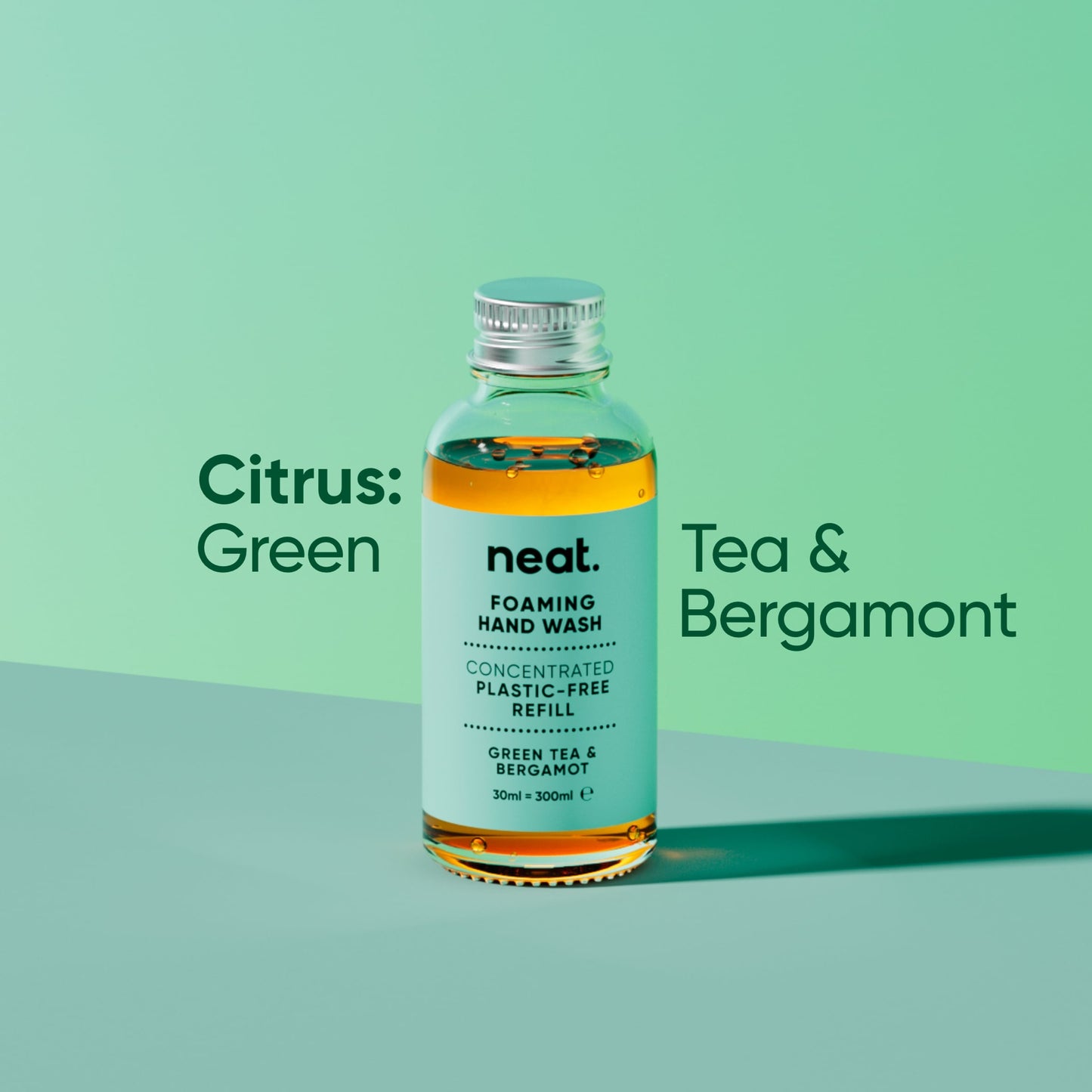 Neat Foaming Hand Wash Concentrated Refill - Green Tea & Bergamot 30ml — image 4
