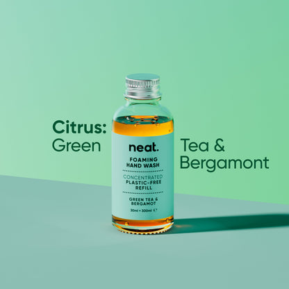 Neat Foaming Hand Wash Concentrated Refill - Green Tea & Bergamot 30ml — image 4
