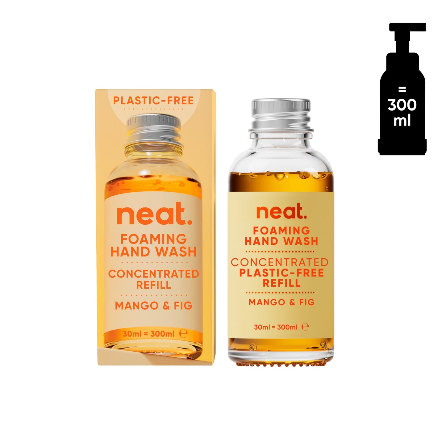 Neat Foaming Hand Wash Concentrated Refill Mango & Fig 30ml — image 3