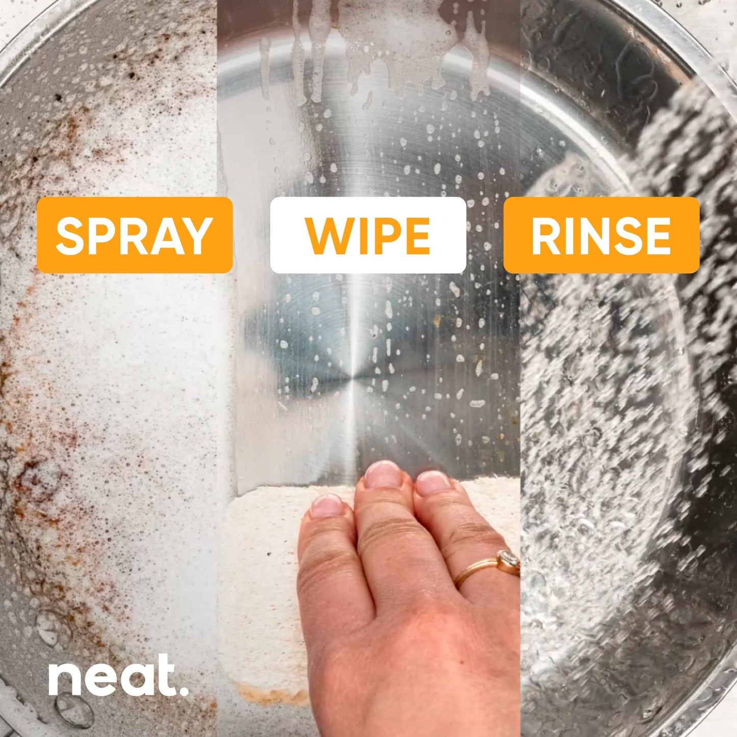 NEAT Foaming Washing Up Spray Concentrated Refill Mango & Fig 30ml