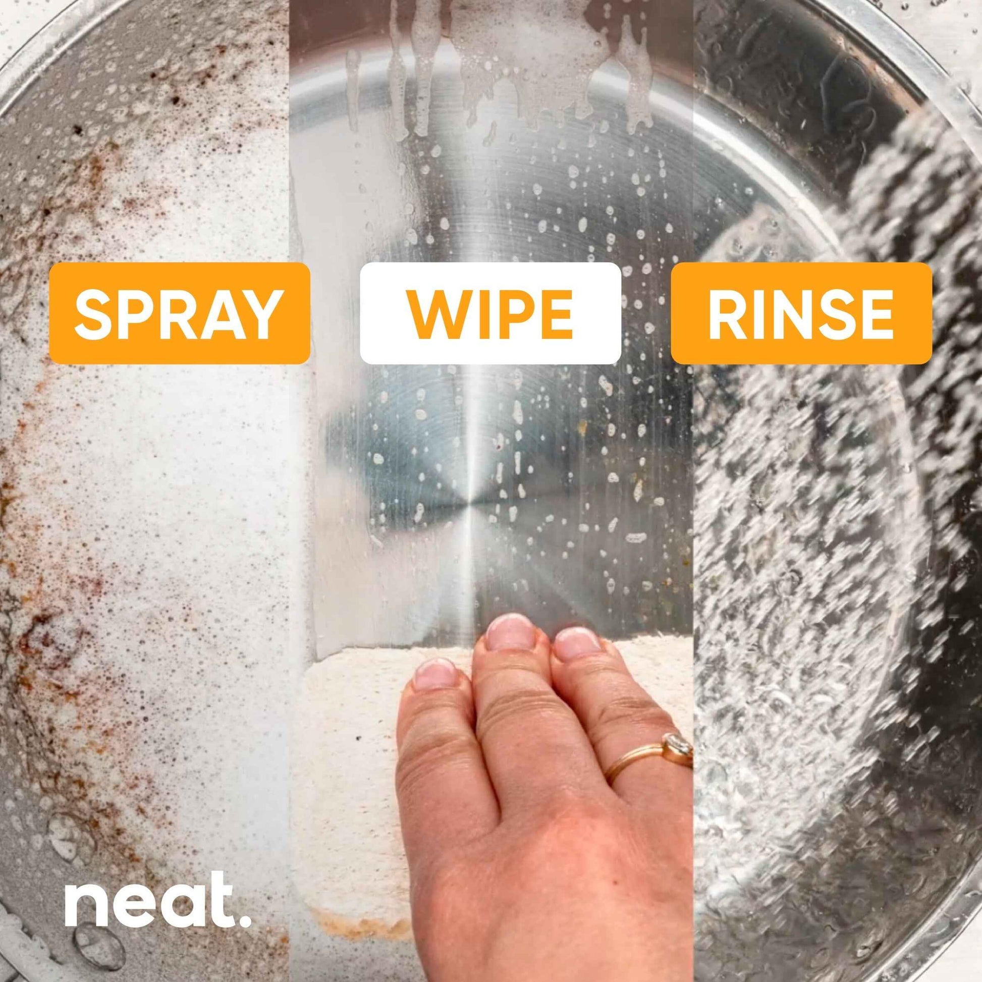 NEAT Foaming Washing Up Spray Concentrated Refill Mango & Fig 30ml