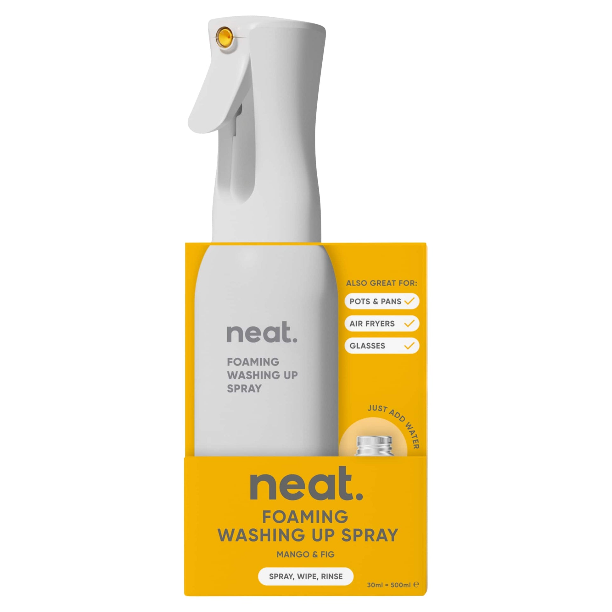 Neat Foaming Washing Up Spray Starter Pack Mango & Fig 30Ml — image 1