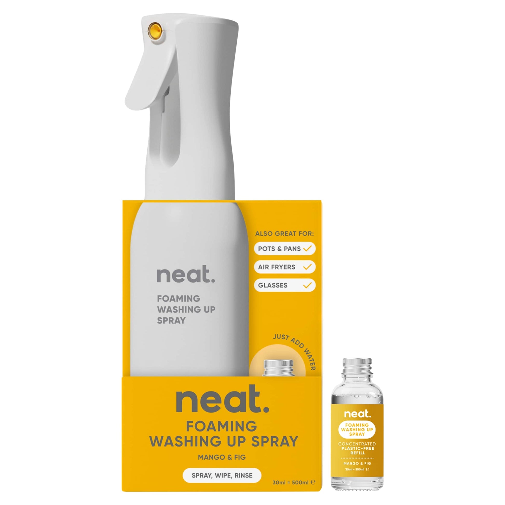 Neat Foaming Washing Up Spray Starter Pack Mango & Fig 30Ml — image 2