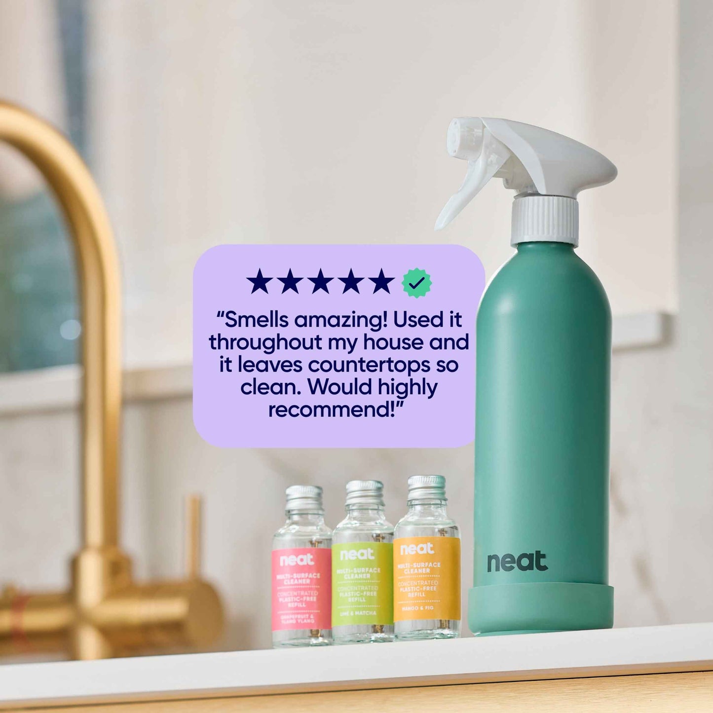 NEAT Sage Refillable Bottle For Cleaning Sprays 500ml