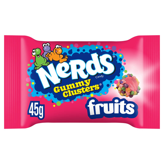 Nerds Candy Sweets Gummy Clusters Bag Fruits 45g — image 1