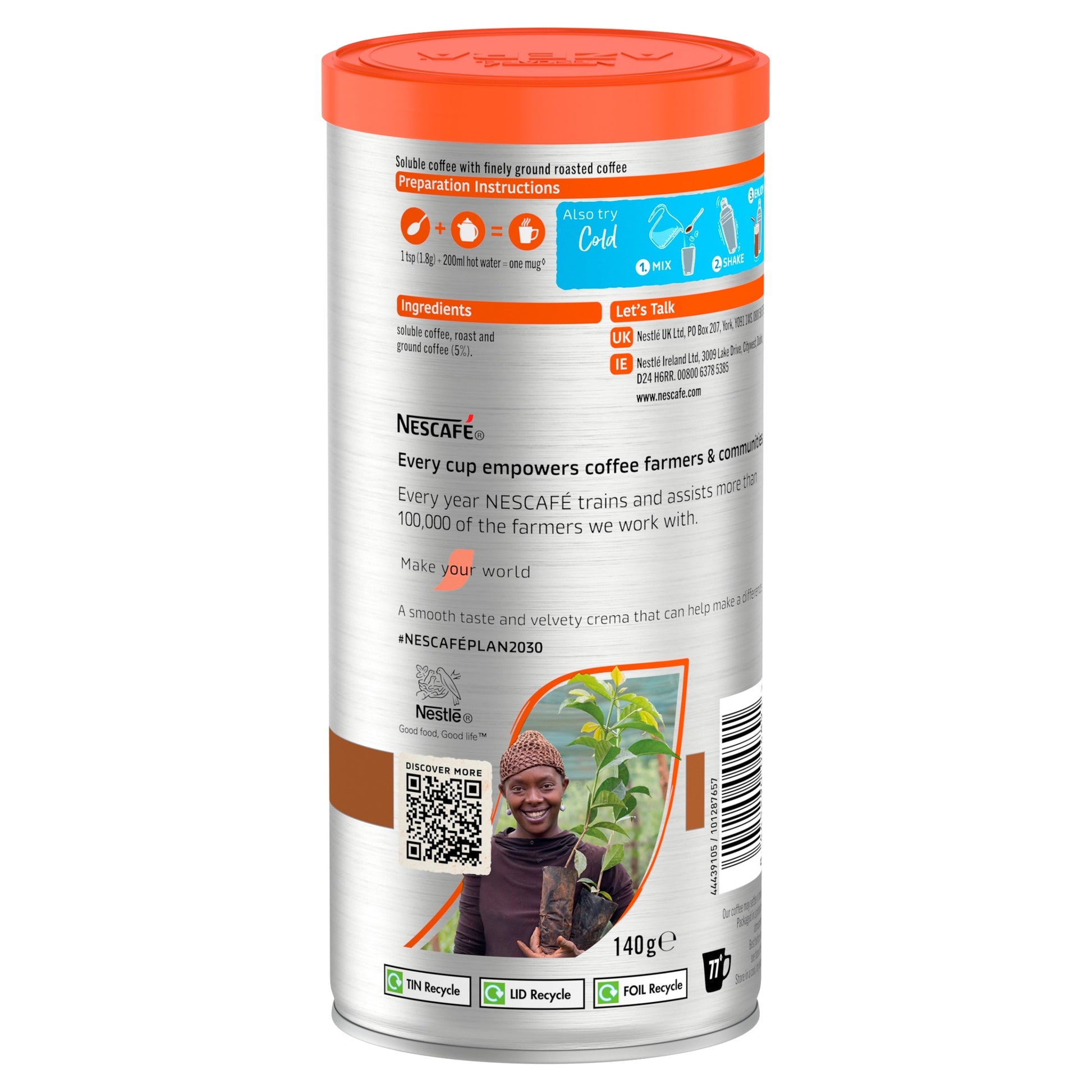 Nescafe Azera Americano Instant Coffee 140g — image 2