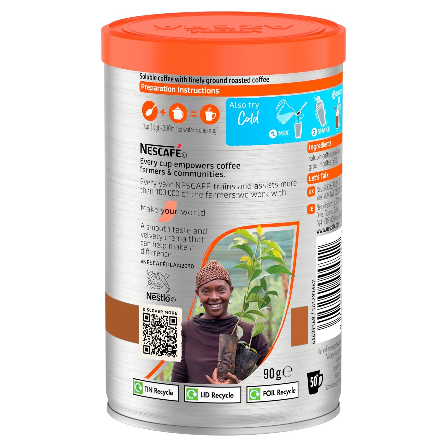 Nescafe Azera Americano Instant Coffee 90g — image 2