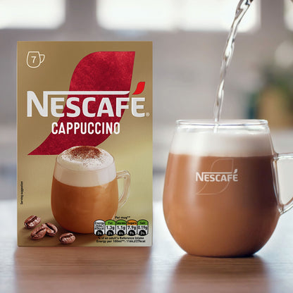 Nescafe Cappuccino Instant Coffee 7 Sachets — image 3