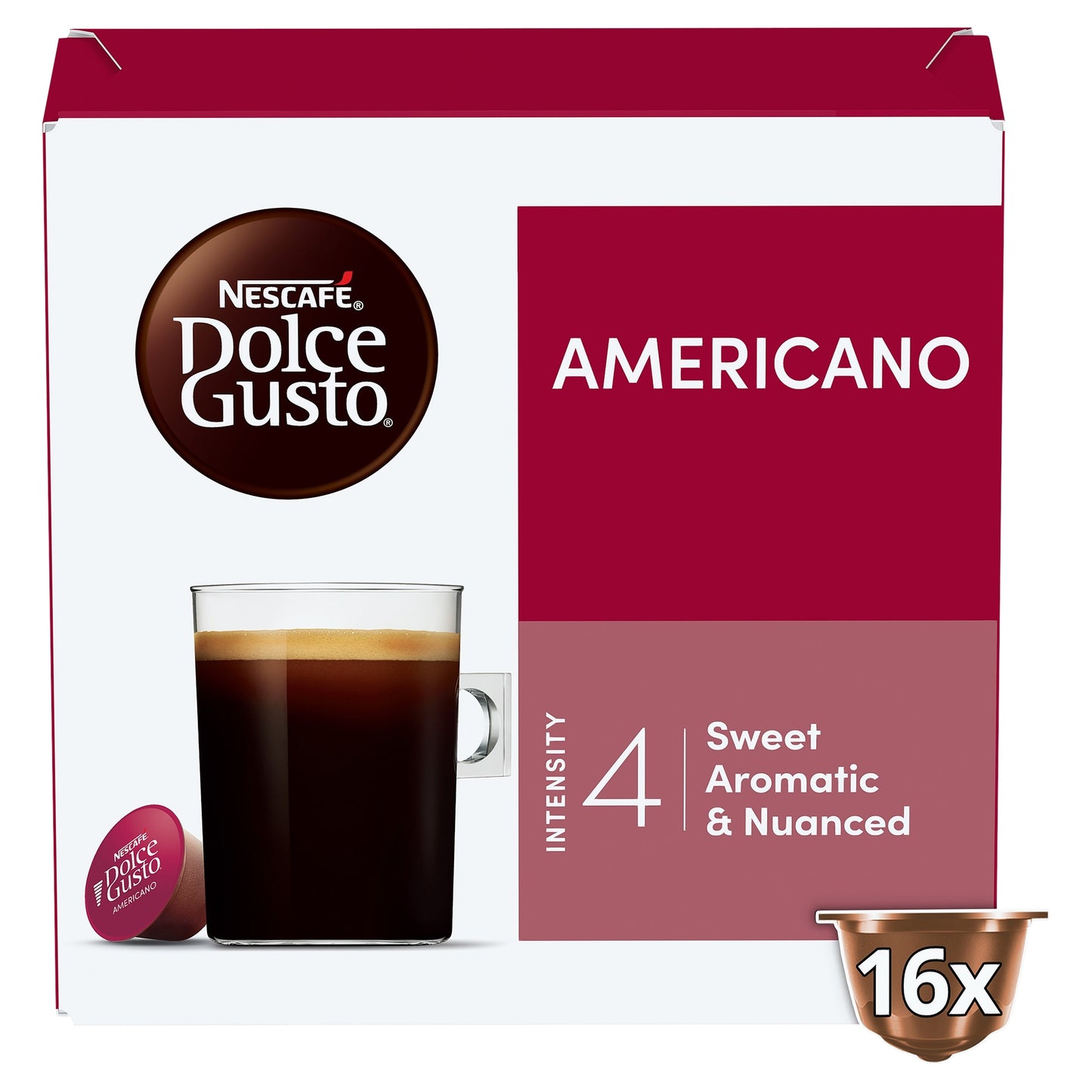 Nescafe Dolce Gusto Americano Coffee Pods 16 Pack 136g — image 1
