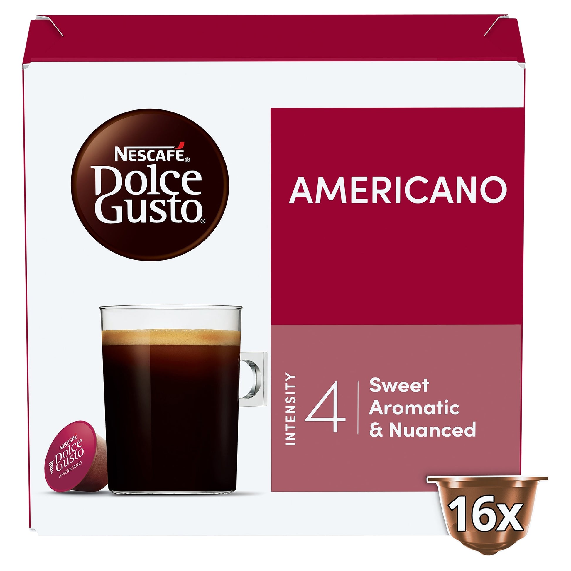 Nescafe Dolce Gusto Americano Coffee Pods 16 Pack 136g — image 1