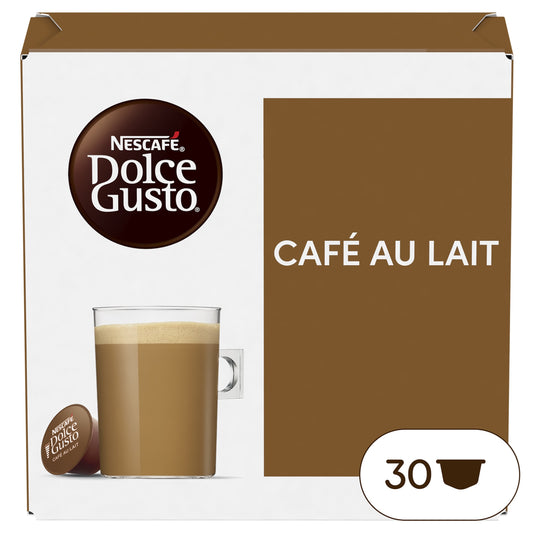 Nescafe Dolce Gusto Cafe Au Lait Coffee Pods x30 300g — image 1