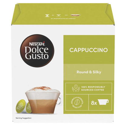 Nescafe Dolce Gusto Cappuccino Coffee Pods x16 186.4g — image 1