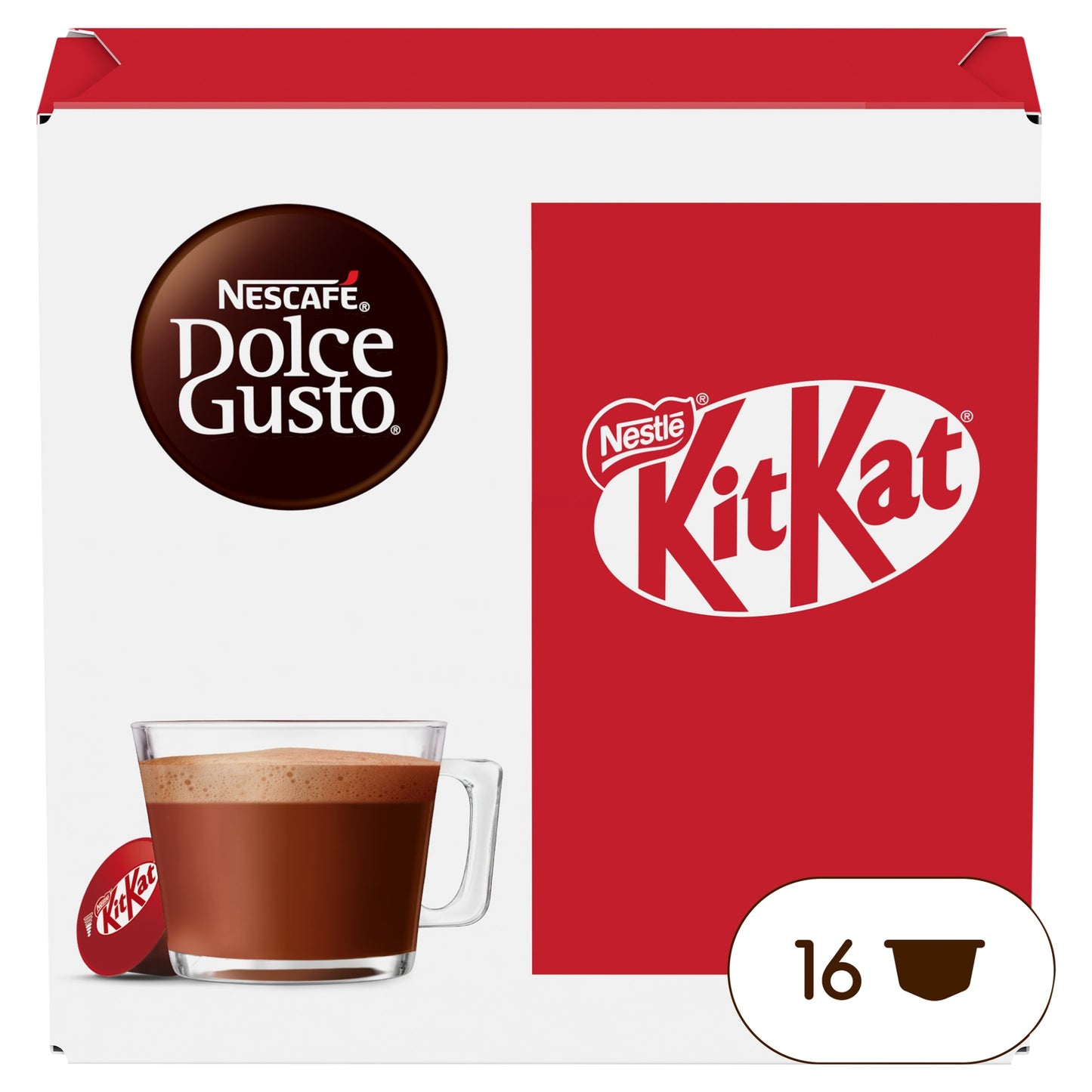 Nescafe Dolce Gusto Kit Kat Cocoa Beverage Pods x16 256g — image 1