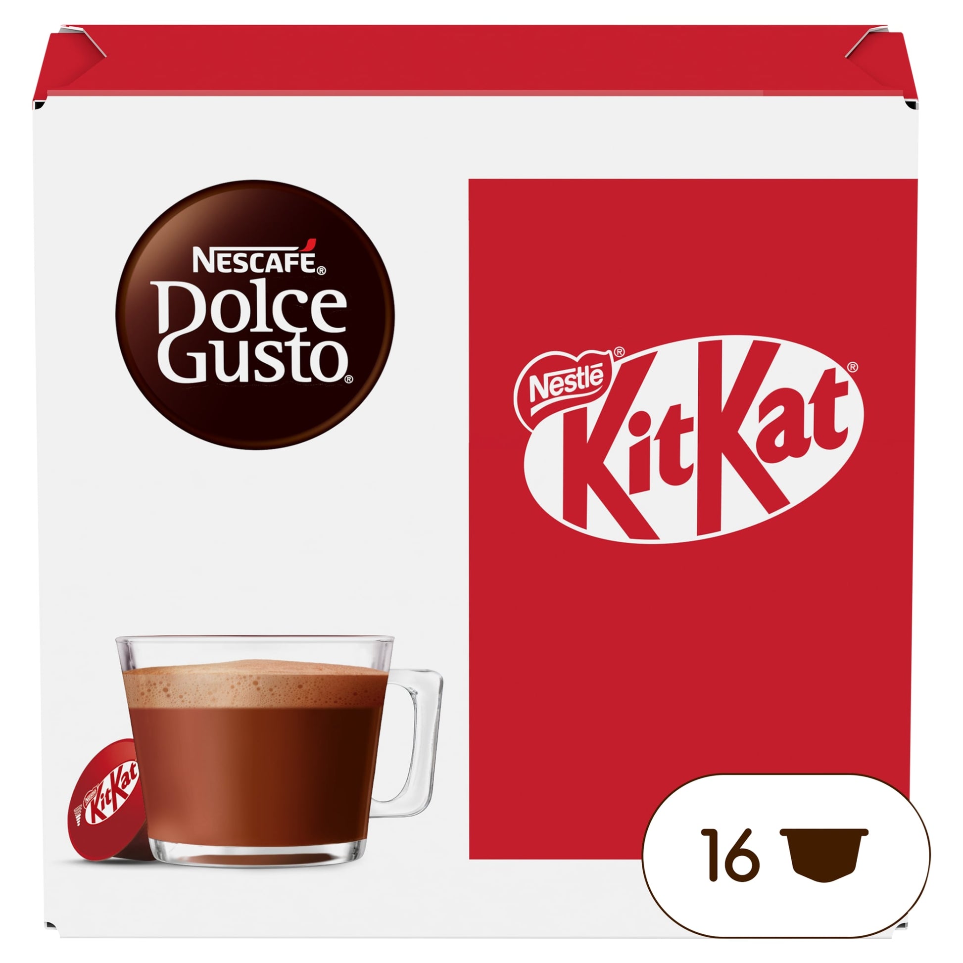 Nescafe Dolce Gusto Kit Kat Cocoa Beverage Pods x16 256g — image 1