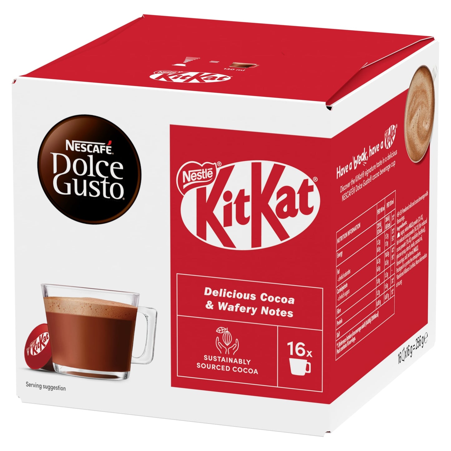 Nescafe Dolce Gusto Kit Kat Cocoa Beverage Pods x16 256g — image 4