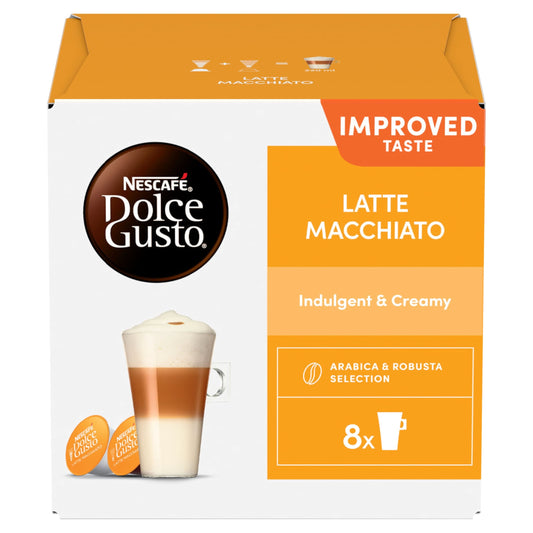 Nescafe Dolce Gusto Latte Macchiato Coffee Pods x16 183.2g — image 1