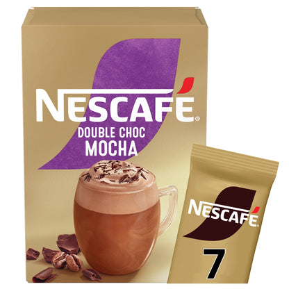 Nescafe Double Choc Mocha Instant Coffee 7 Sachet — image 1