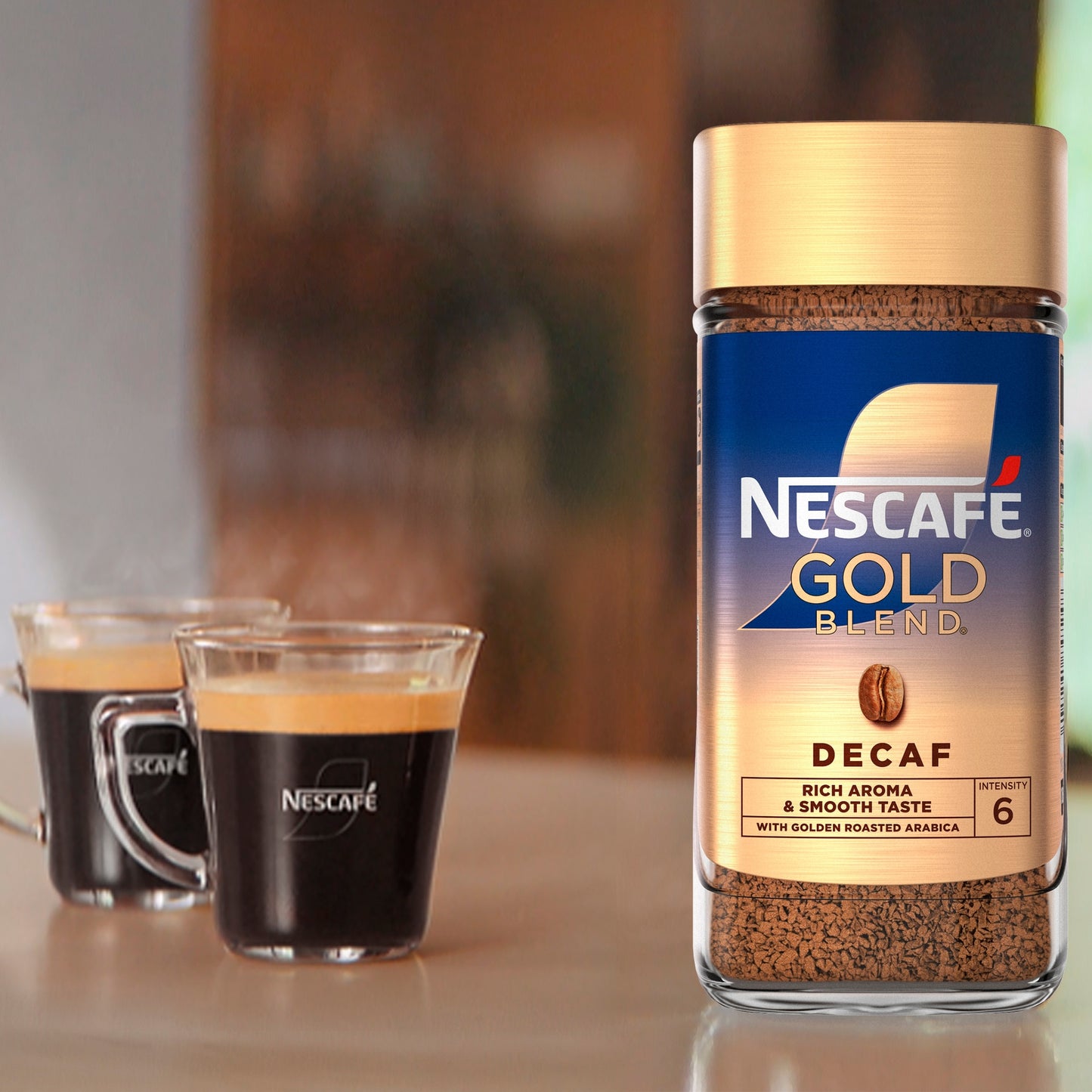 Nescafe Gold Blend Decaf Instant Coffee 190g — image 2